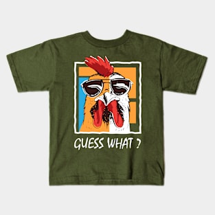 Guess what chicken butt kids shirt sales